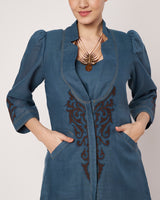Denim Grace Kurta with Inner
