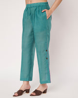 Ocean Bloom Embroidered Kurta Set