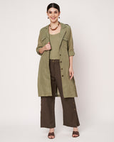Safari Chic Belted Trench Coat