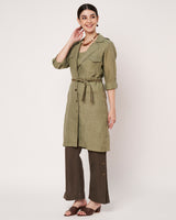 Safari Chic Belted Trench Coat