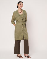 Safari Chic Belted Trench Coat