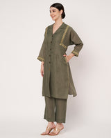 Meadow Mist Buttoned Kurta Set