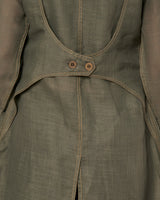 Olive Green Trench Coat with Inner
