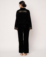 Velvet Embroidered Co-ord Set