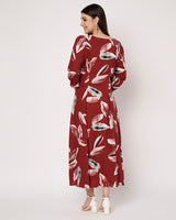 Printed Cotton Rayon Dress