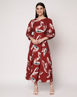 Printed Cotton Rayon Dress