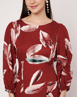 Printed Cotton Rayon Dress