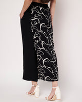 Abstract Print Top with Pant