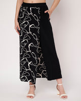 Abstract Print Top with Pant