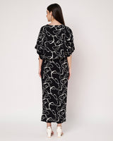 Abstract Print Top with Pant