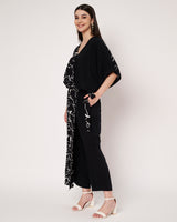 Abstract Print Top with Pant