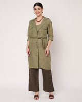 Safari Chic Belted Trench Coat