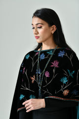 Ethireal Hues Velvet Shrug