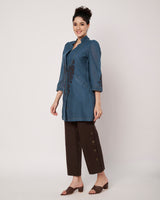 Denim Grace Kurta with Inner
