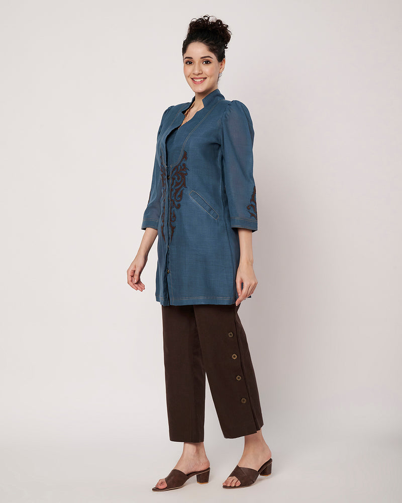 Denim Grace Kurta with Inner