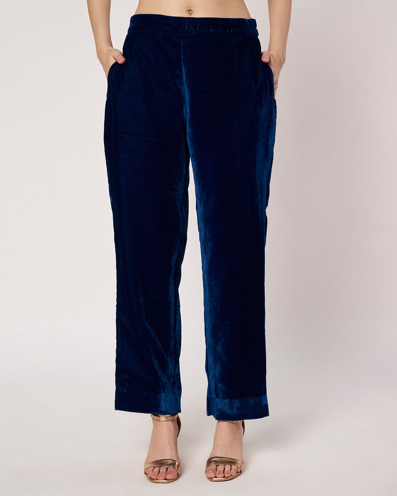 Royal Velvet Kurta Set with Inner