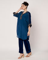 Royal Velvet Kurta Set with Inner