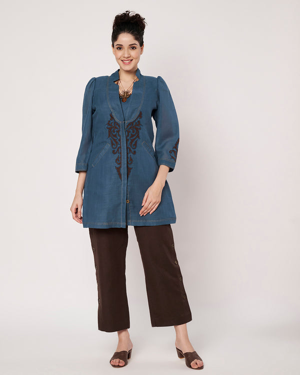 Denim Grace Kurta with Inner