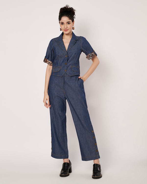 Indigo Edge Co-ord Set