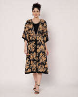 Golden Petals  One Piece Dress