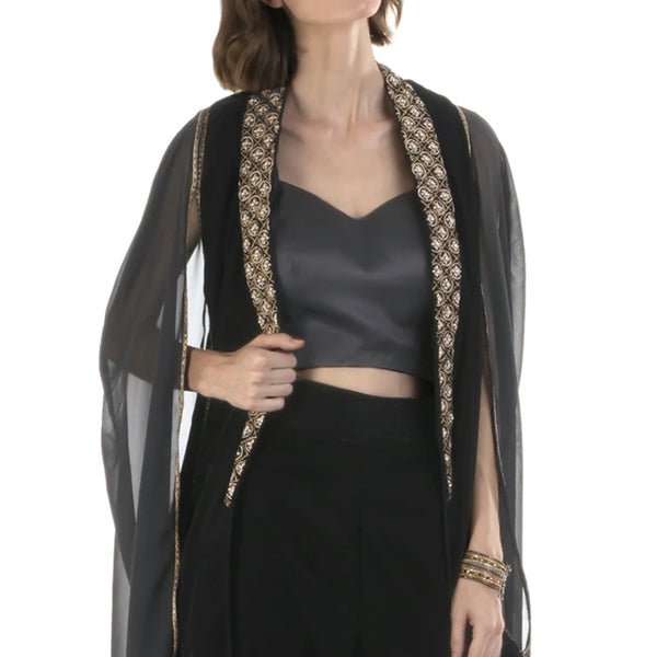 Golden net shrug outlet