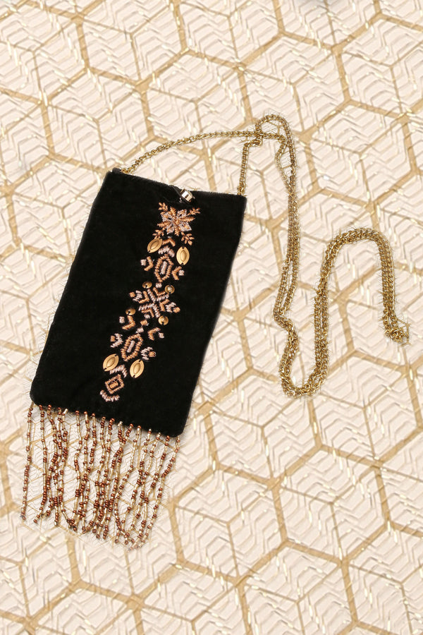 Embroidered Mobile Pouch