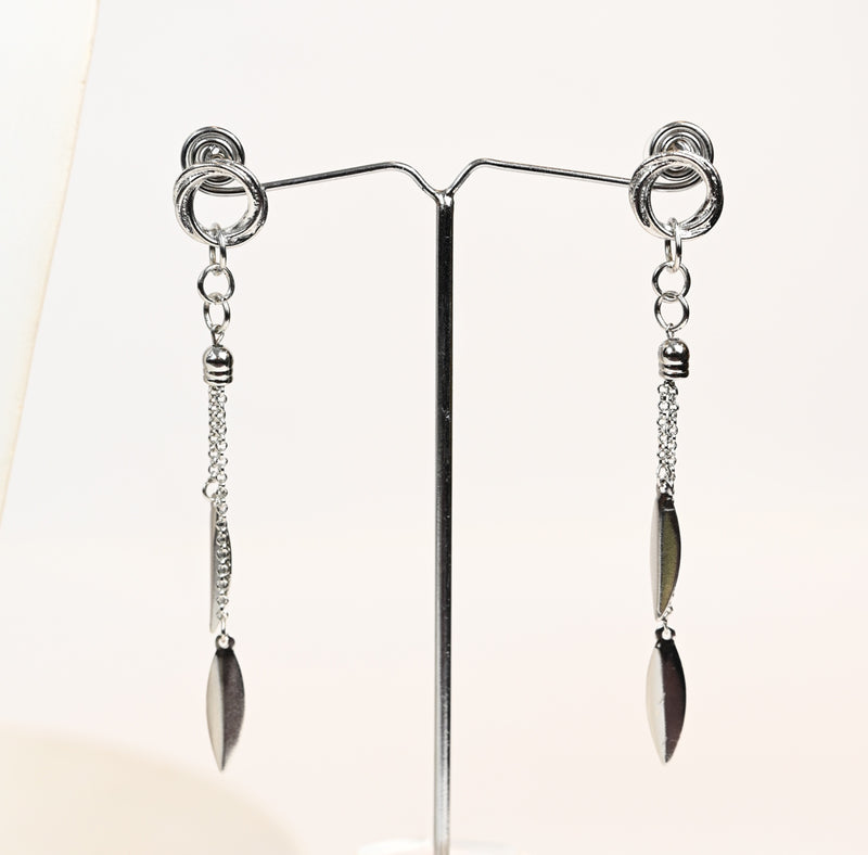 Silver Plated Linking Earring