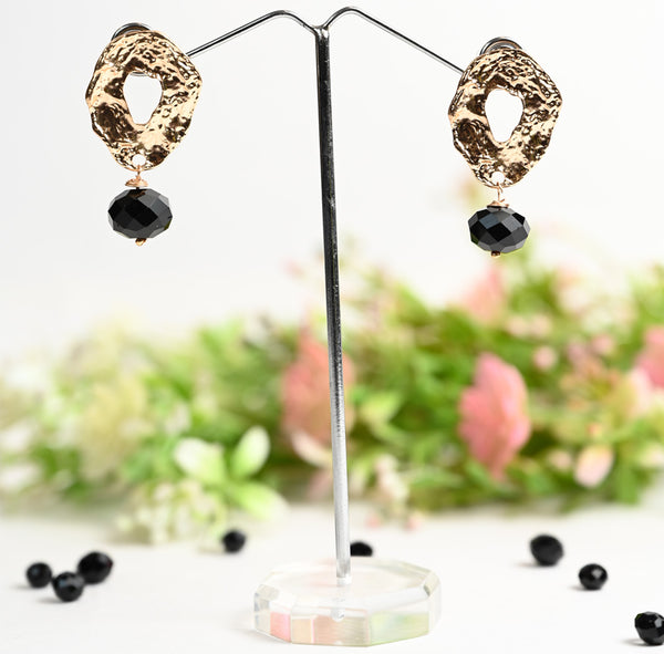 Gold Plated Hammered Earring