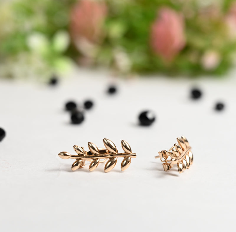 Gold Plated Clinched Earring