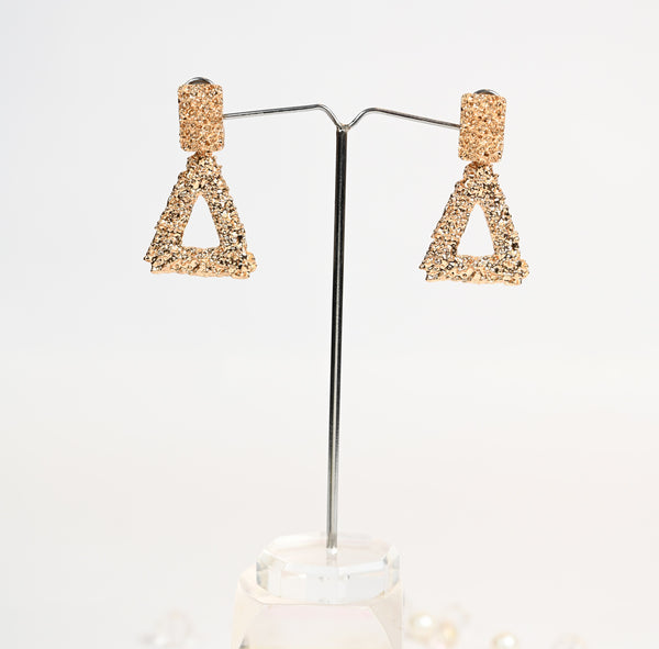 Hammered Effect Earring