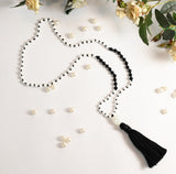 Monochromatic Glass Bead Necklace