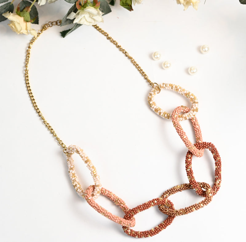 Rose Seed Beads Necklace