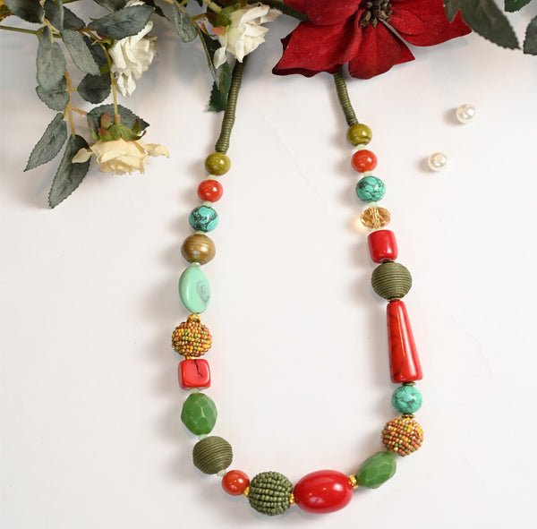 Multicoloured Spring Tones Necklace